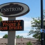 The Simons own famous Enstrom Candies downtown