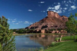 NOT WORTHY? The Palisade -- the signature rock formation at Gateway, Colorado