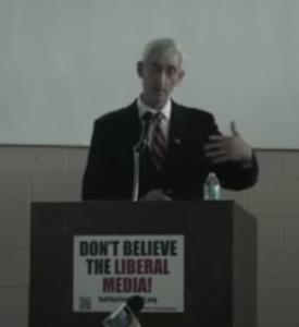 John L. Casey, who will be a featured speaker at this year's G.J. Energy Expo, gives a talk titled "Man Made Global Warming: The Biggest Scientific Fraud in History" to a tea party group in Florida