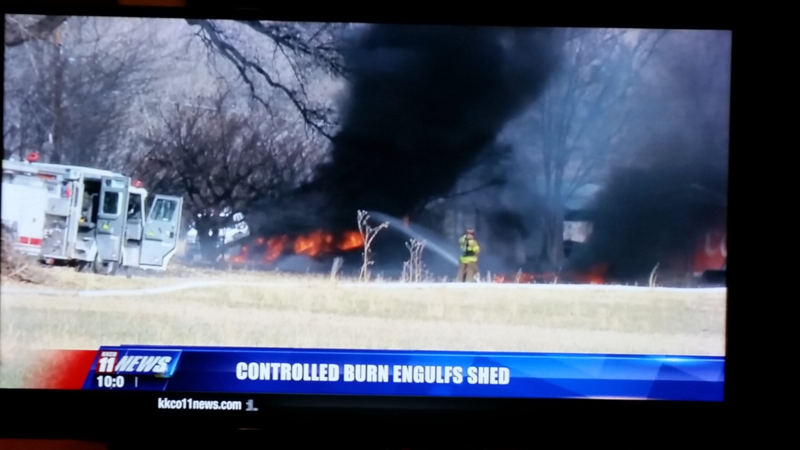 Open burn, by a person with a permit, got out of control on March 5, causing $5,000 worth of damage and endangering nearby residents