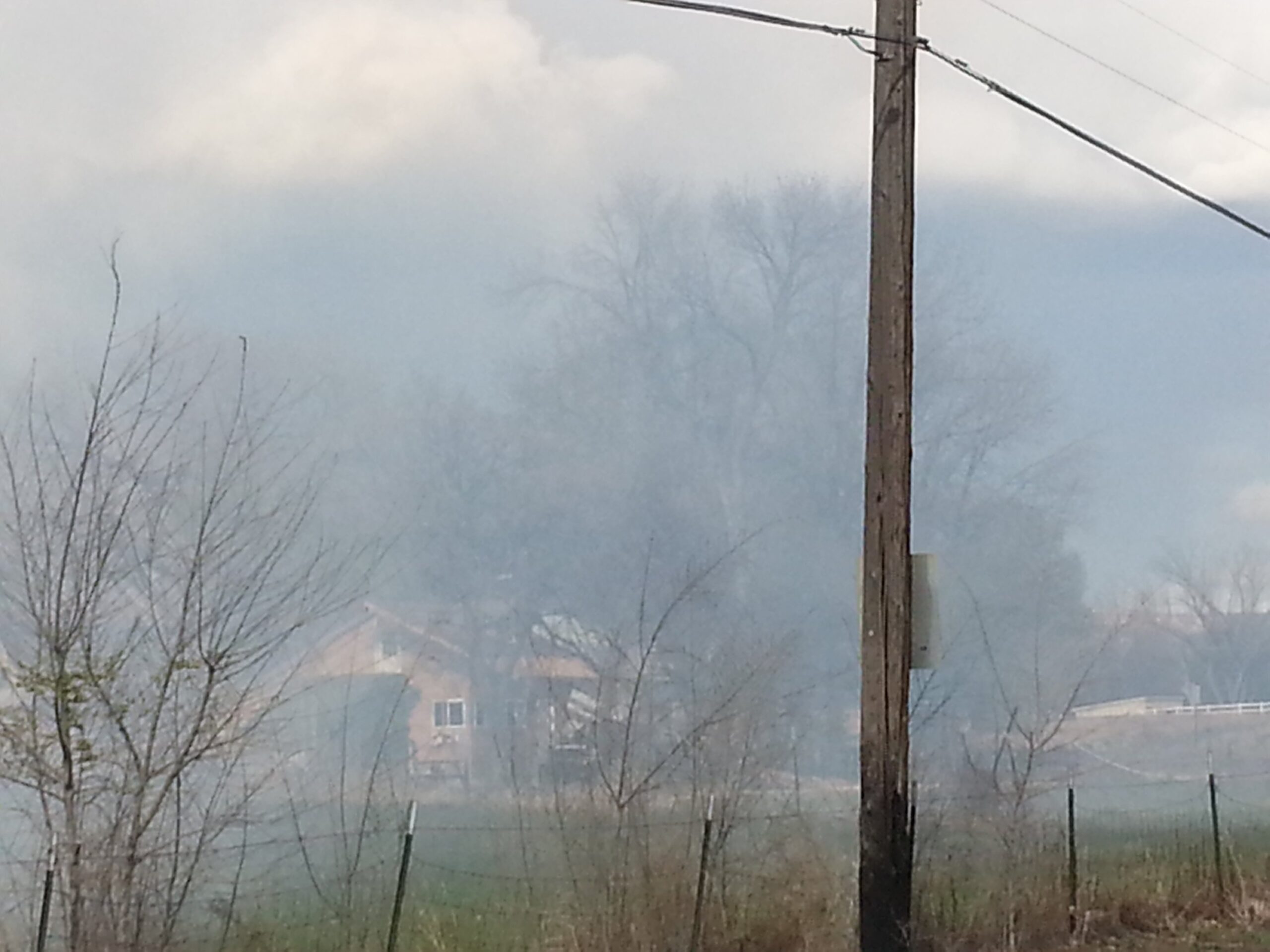 Spring open burning at G and 26 Roads create a traffic hazard as well as a respiratory hazard for many residents.