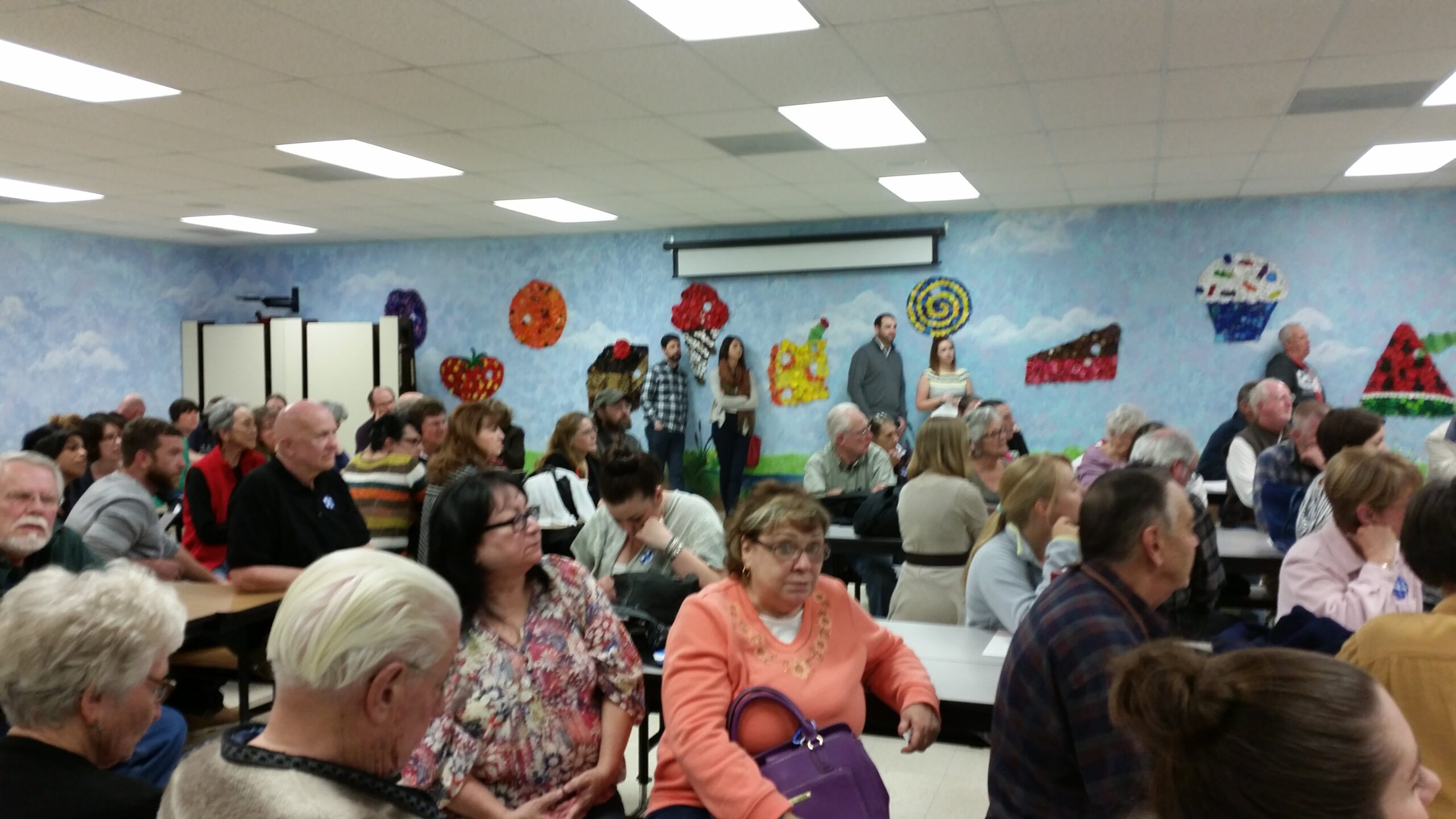 The other half of the room at Pomona Elementary