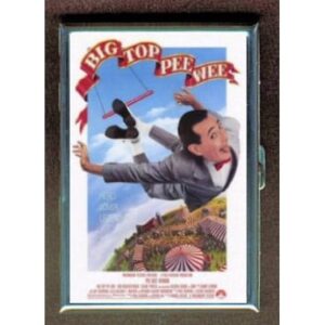Cigarette case promoting the movie "Big Top Pee Wee" (1988), holds 16 regular or 100 mm cigarettes. Still available at Amazon.com