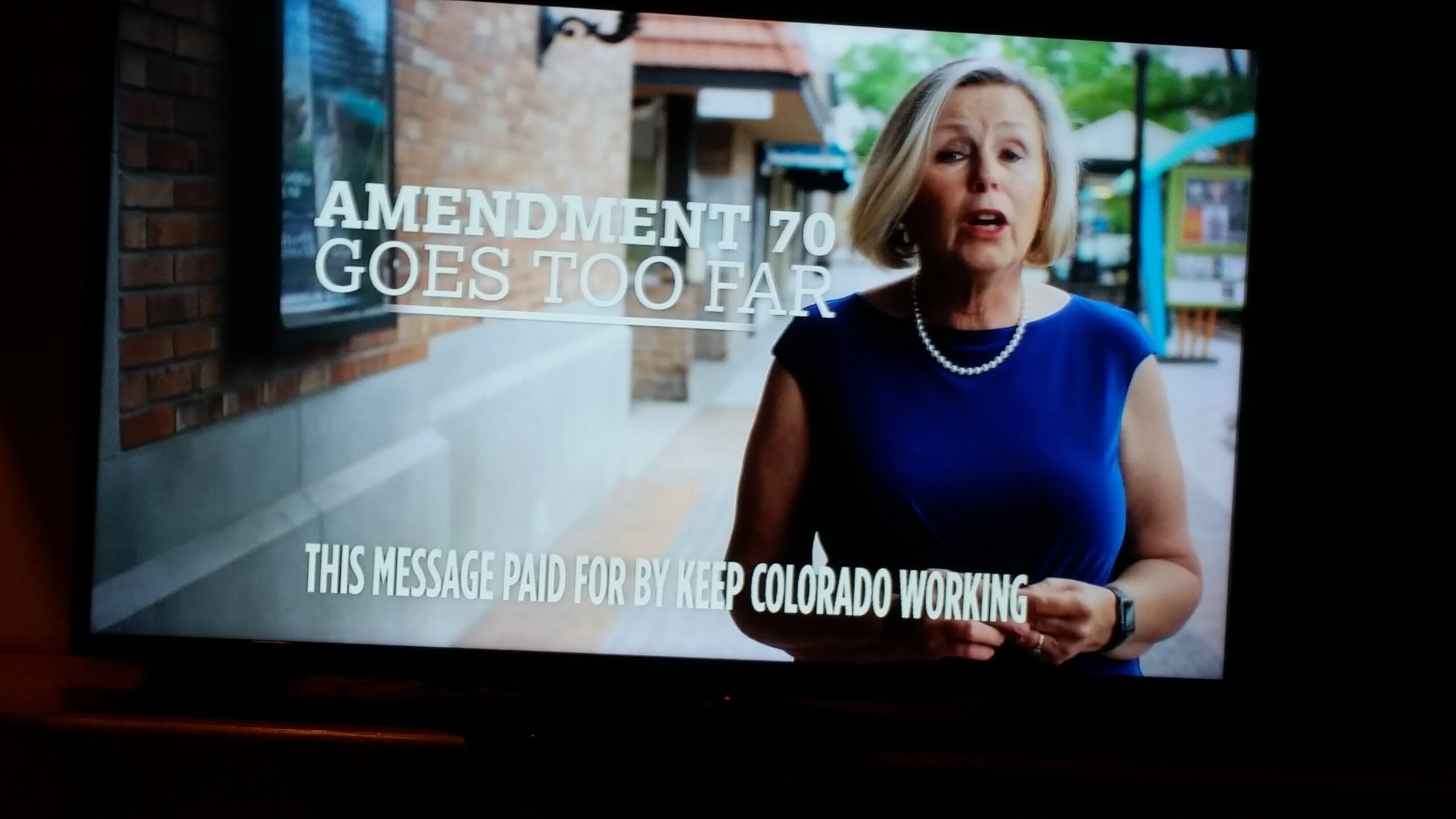 Diane Schwenke lobbies against higher wages