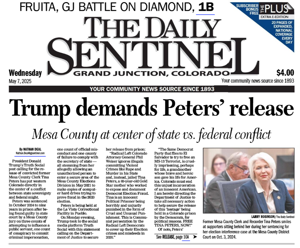 Mesa County has become Ground Zero for Trumps authoritarian overreach –  AnneLandmanBlog